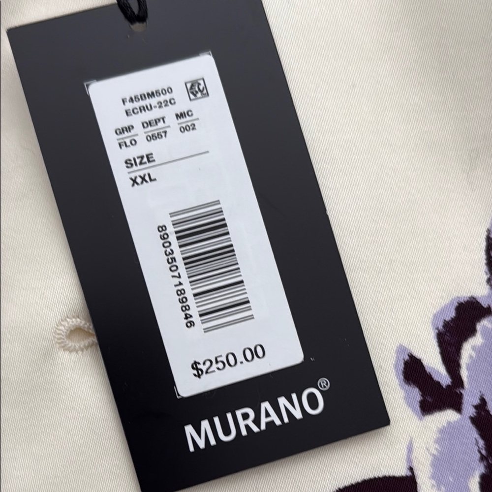 Milano Cream and Purple Artistic Sport Coat - Picture 5 of 5